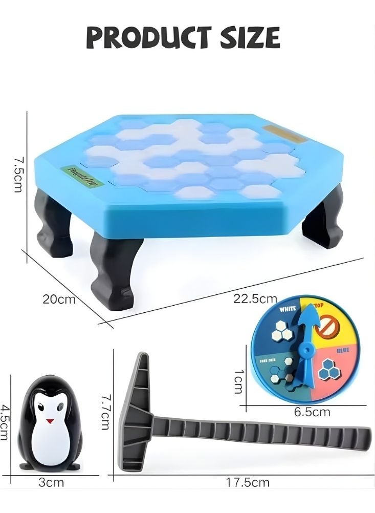 Premium Save the Penguin Ice Breaker Game for Kids – Hammer Board Game with Ice Blocks, Family Fun Strategy Game for Children - Image 2